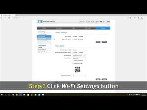 Log in to the 4g mobile hotspot configuration page. ZTE MF65M - Change the SSID and PASSWORD of Wi-Fi by Admin - YouTube