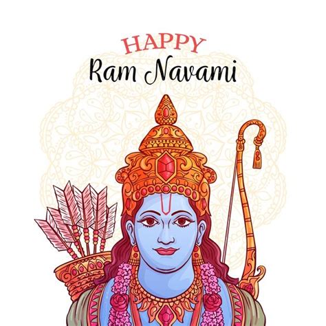 Rama navami rituals and significance as per hindu religious texts, lord rama was born on navami tithi during shukla paksha of chaitra month. Ram navami navaratri 2020 in 2020 | Happy ram navami, How ...