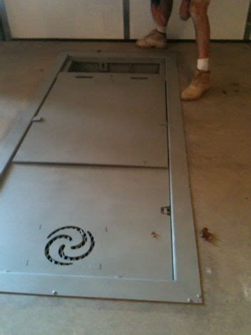 Place the storm shelter in your garage to keep it out of the way when not needed but keeps it accessible. Storm shelter installed right in your garage by Rethink ...