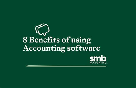 Benefits Of Using Accounting Software For Business Smb Accounting