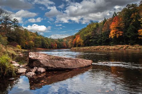 Autumn On The Clarion River Pennsylvania Photo By Anthony Thomas