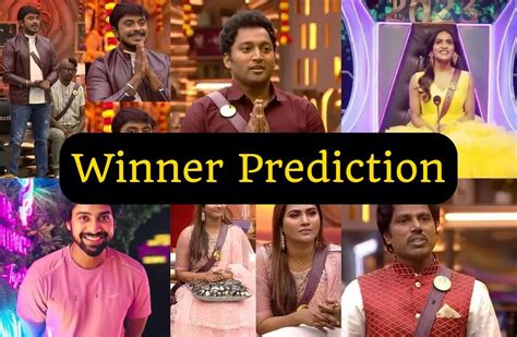 Bigg Boss Tamil Season 6 Winner Prediction Top 3 Finalists