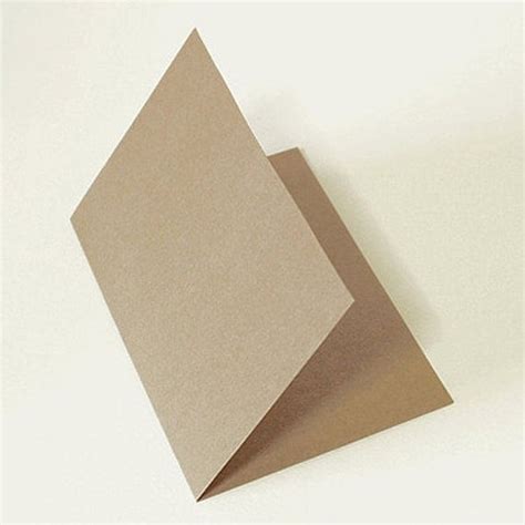 10 Kraft Hard Papers For Making Cards 85 X 61in