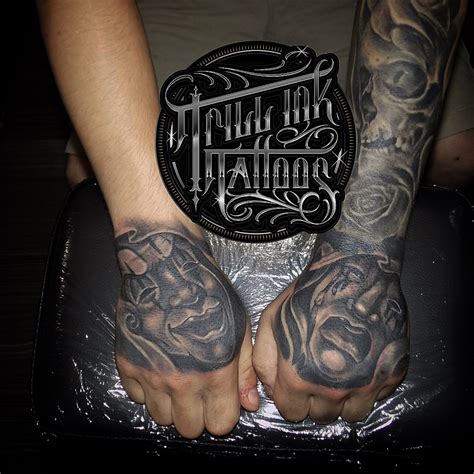 Tattoo Uploaded By Trill Ink Tattoos • Both Hands And I Did The Healed Piece On His Left Arm