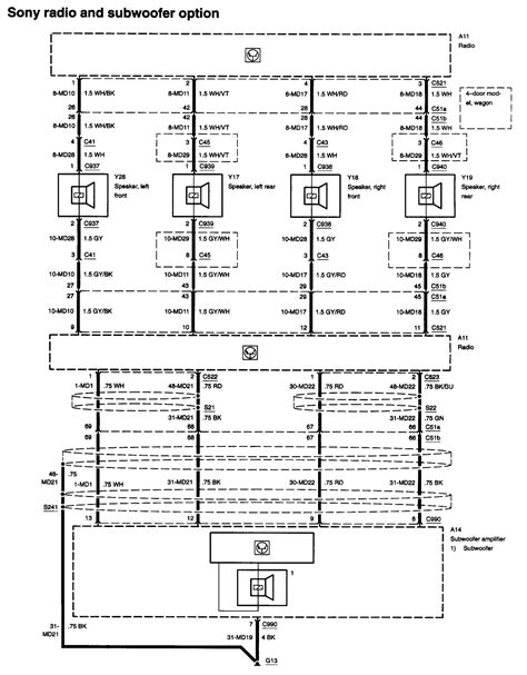 2001 Ford Focus Stereo Wiring Diagram Collection