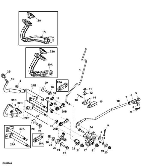 John Deere X500 Mower Deck Diagram