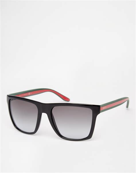 Lyst Gucci Wayfarer Style Sunglasses In Black For Men