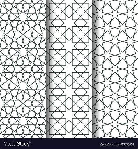 Islamic Geometry Pattern Royalty Free Vector Image