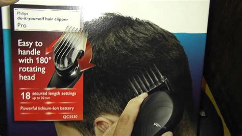 Getting a haircut from walmart. PHILIPS DO IT YOURSELF HAIR CLIPPER - YouTube