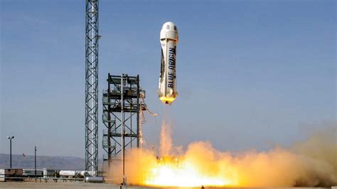 Jeff Bezos Flies Into Space In The First Manned Launch Of Blue Origin