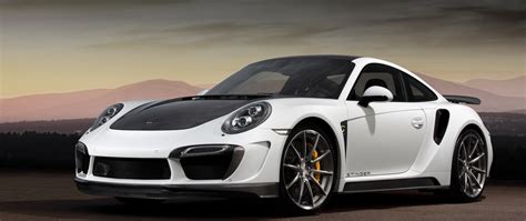 Download Wallpaper 2560x1080 White Porsche 911 Sports Car Dual Wide
