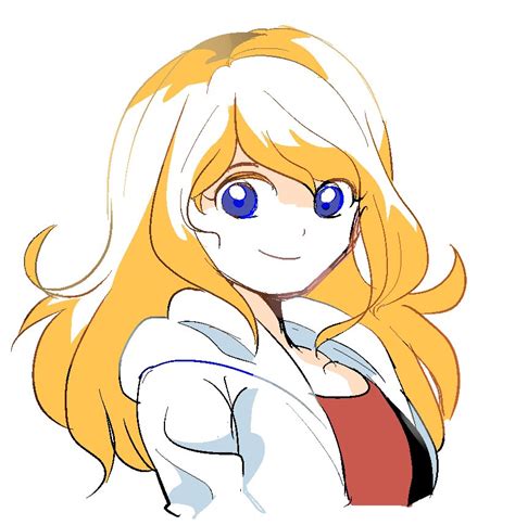 Mona Warioware Nintendo Tagme Blue Eyes Orange Hair Image View