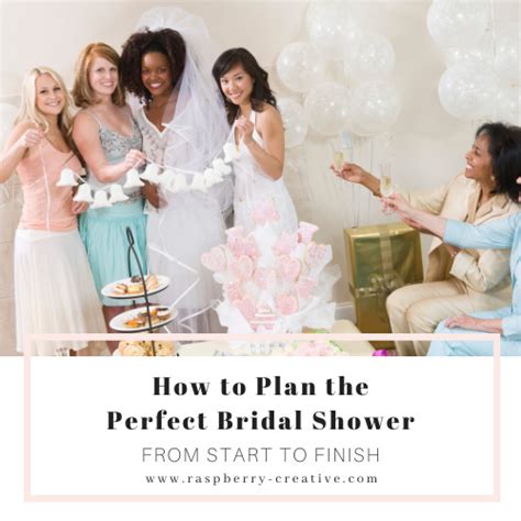 How To Plan The Perfect Bridal Shower Step By Step Raspberry Creative