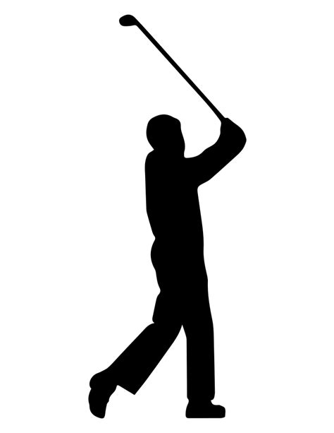 Onlinelabels Clip Art Golfer