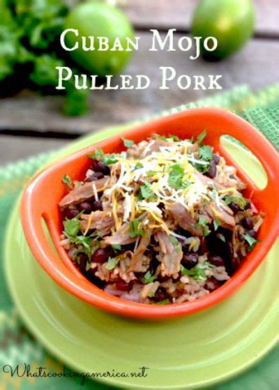 Cuban Mojo Pulled Pork Recipe Whats Cooking America