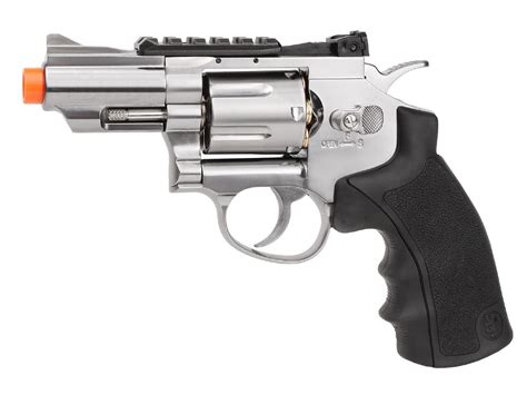 Black Ops Wg Co2 Airsoft Revolver Chrome 2 5 Pyramyd Air