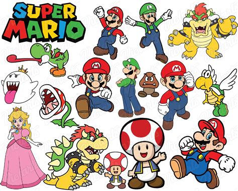 Free 318 Super Mario Characters Svg Free Svg Png Eps Dxf File Best