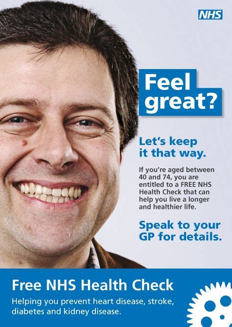 Nhs Health Checks Awareness Poster Health Information Nhs Health