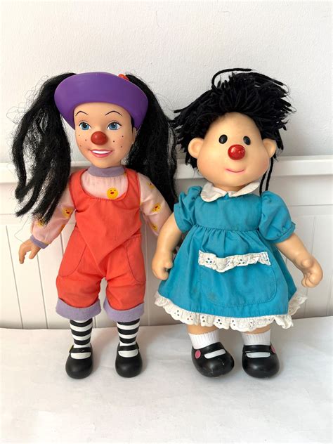 Vintage Big Comfy Couch Playmates Dolls Molly Loonette Clown 1996 97