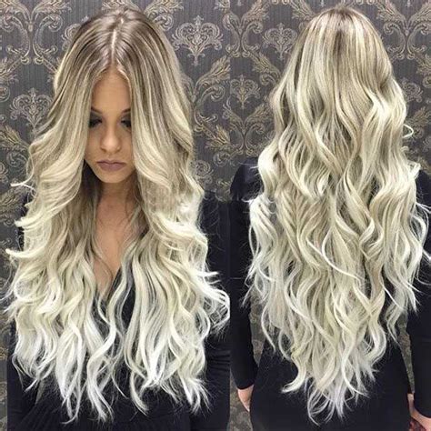 Long Blonde Curly Hair Extensions