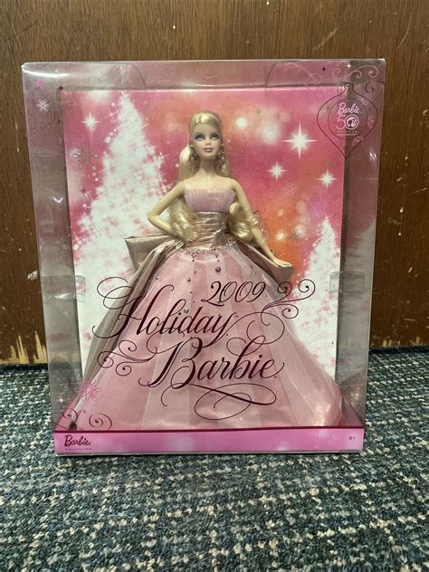 mattel 2009 holiday barbie 50th anniversary doll new in box ebay