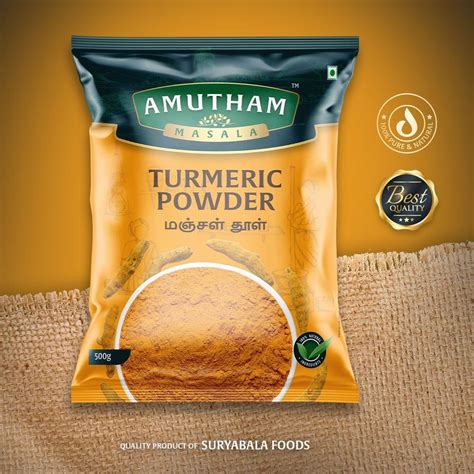 Amutham Turmeric Powder Curcumin 3 And Above At Rs 140 Kg Haldi