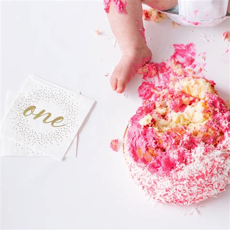 First 1st Birthday Party Napkins One Bonjour Fête