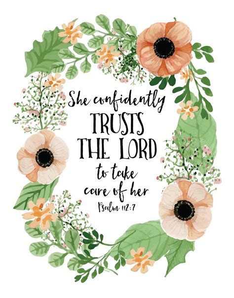 She confidently trusts the Lord – Psalm 112:7 – Seeds of Faith