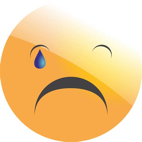 Emoticon Smiley Face Sad Cry Png Picpng Images And Photos Finder