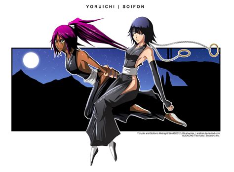 yoruichi soi fon bleach anime photo 33909514 fanpop