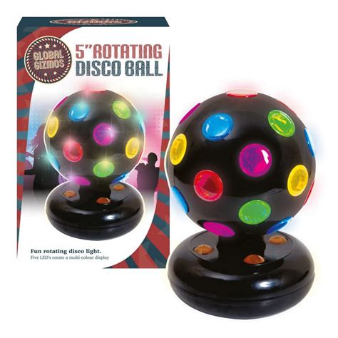 Multi Coloured 5 Rotating Disco Ball Light