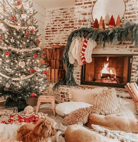 31 Amazing Modern Winter Theme Decor For Living Rooms Cozy Christmas