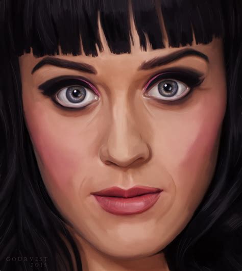 Katy Perry Portrait By Christinegourvest On Deviantart