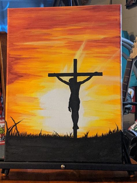 Download 43 Art Painting Jesus Cross
