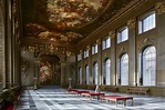The Painted Hall at the Old Royal Naval College, Greenwich, London, UK ...