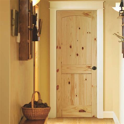 Knotty Pine Interior Wood Doors | Doors interior, Custom interior doors, Pine interior doors