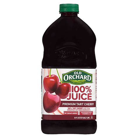 Old Orchard 100 Premium Tart Cherry Juice 64 Fl Oz Bottle Juice