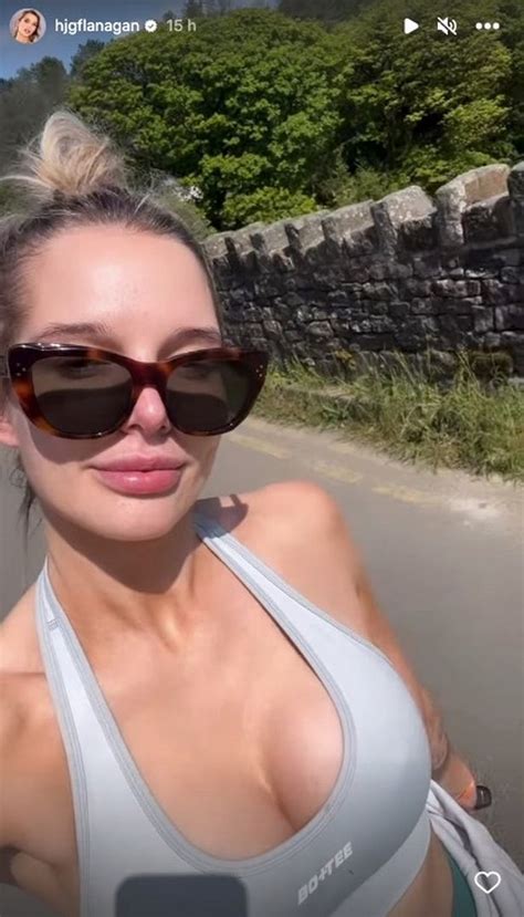 Helen Flanagan Shows Off Jaw Dropping Results Of Boob Job In Sportswear