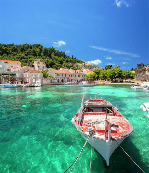 Croatia Dalmatia Elafiti Islands Mediterranean Sea Adriatic Sea