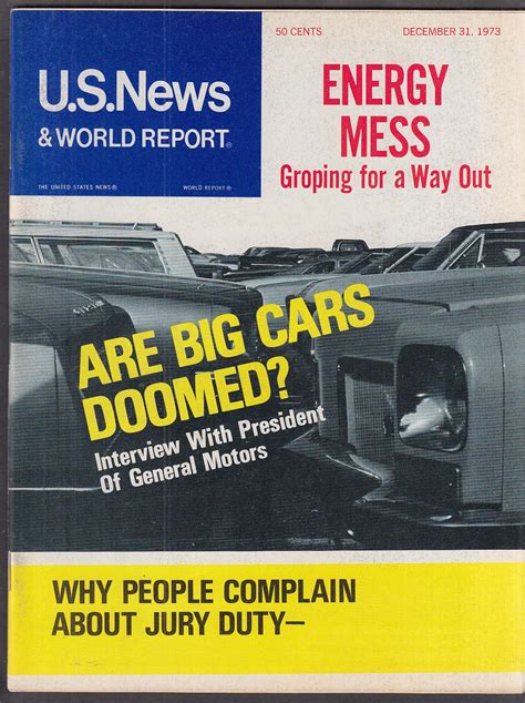 Us News And World Report General Motors Gm President Ed Cole Interview 12