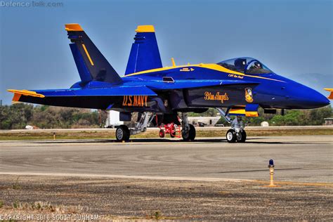 Us Navy Blue Angels Flight Demonstration Team Fa 18 Hornet Fighter