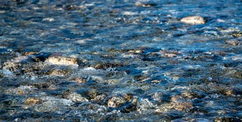 Crystal Clear River Water Over Pebbles Stock Photo Image Of Aqua