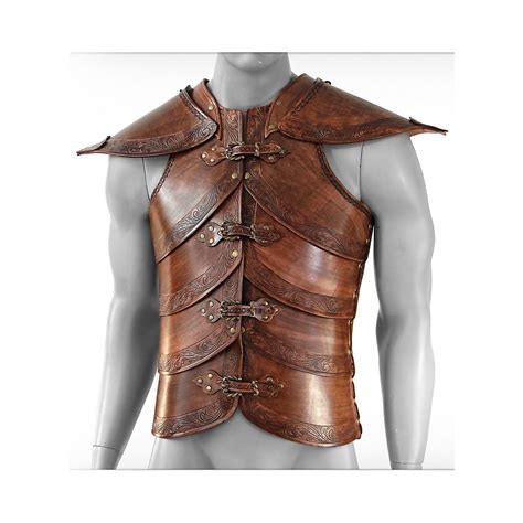 Leather Armour Elven Cuirass Brown