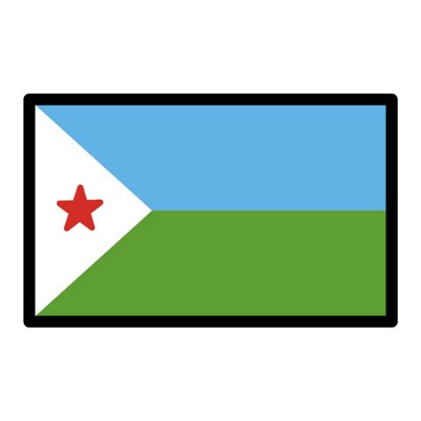 Djibouti Flag Emoji Clipart Free Download Transparent Png Creazilla