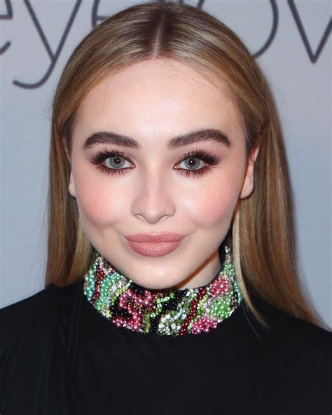 Sabrinacarpenter For The Goldenglobes Instyle Party Makeup By Global