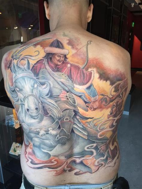 Hungarian Warrior Backpiece By Stevie Monie Tattoos