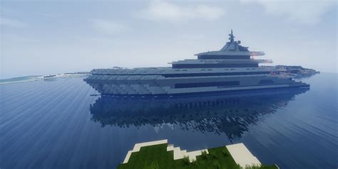 Illuminated Luxury Yacht Minecraft Map