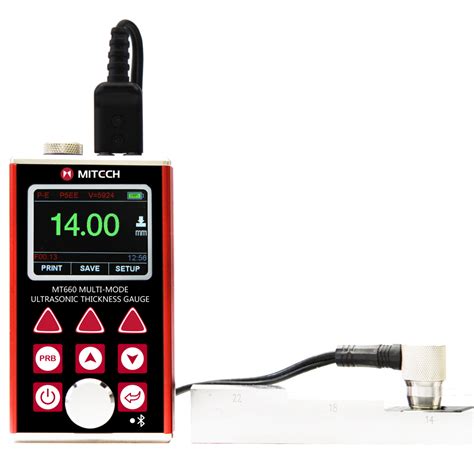 Mitech Mt200 Mt200 Digital Ultrasonic Thickness Gauge Meter Tester