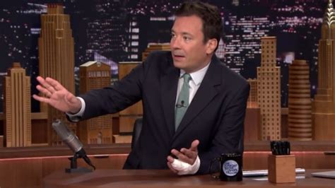Jimmy Fallon Explains Ring Avulsion Injury Upon Tonight Show Return
