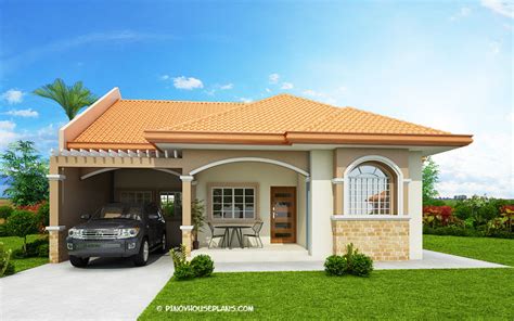 This three bedroom bungalow house design is 1. Hasinta - Bungalow House Plan with Three Bedrooms - Pinoy ...